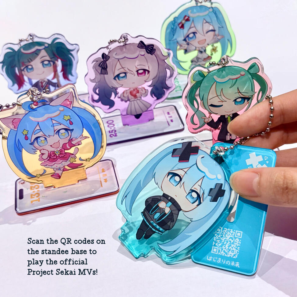 Project Sekai Miku Standee Keychains