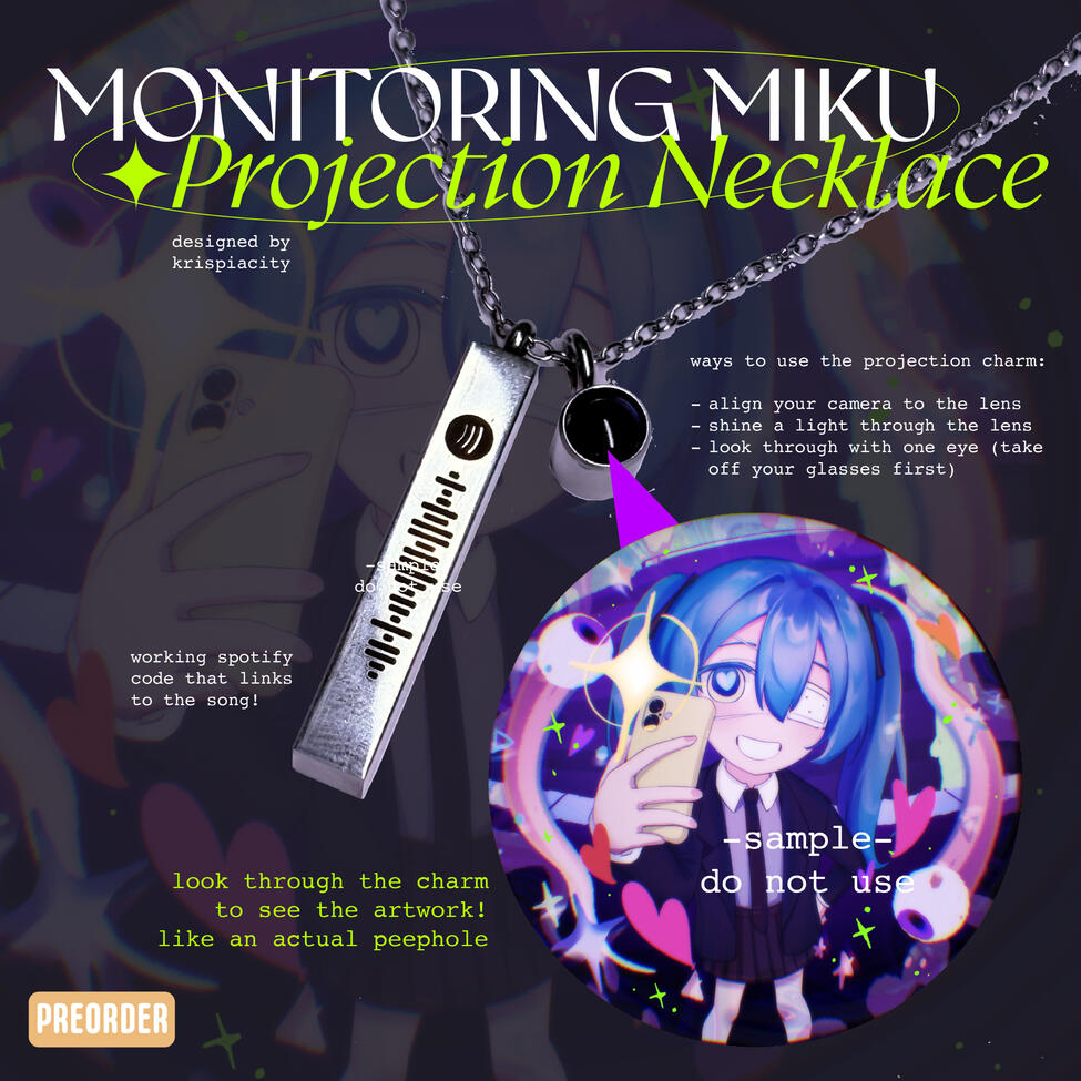 Monitoring Miku Necklace (CLICK FOR DEMO FOOTAGE)
