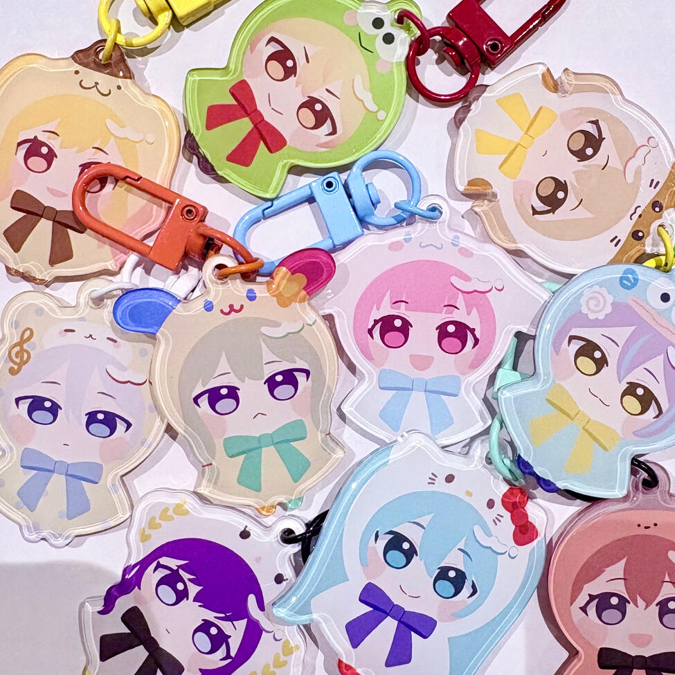 Project Sekai Sanrio Acrylic Keychains